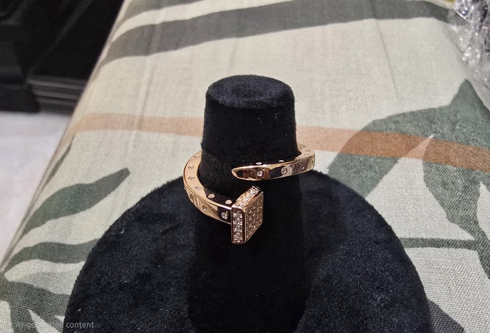 Rose gold ring