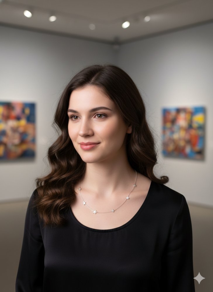 Celestial Star Station Necklace.