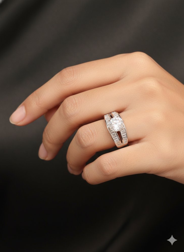 The Lumina Split-Shank Solitaire