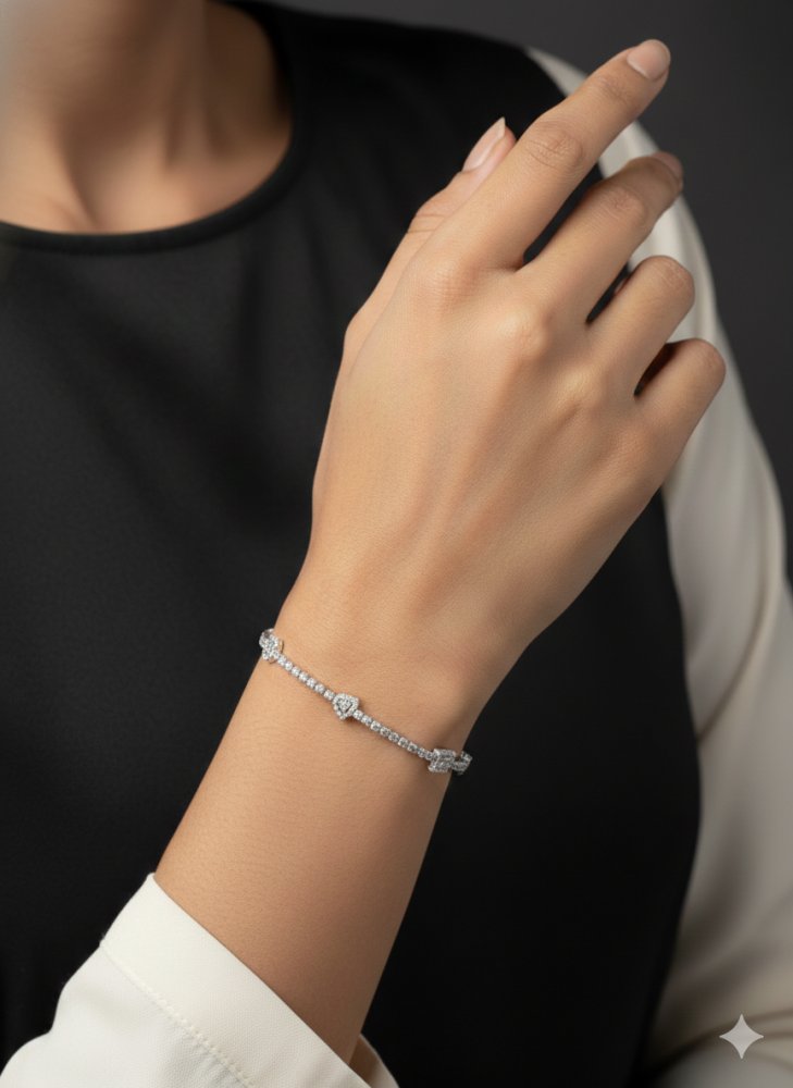 Aura Diamond Link Bracelet