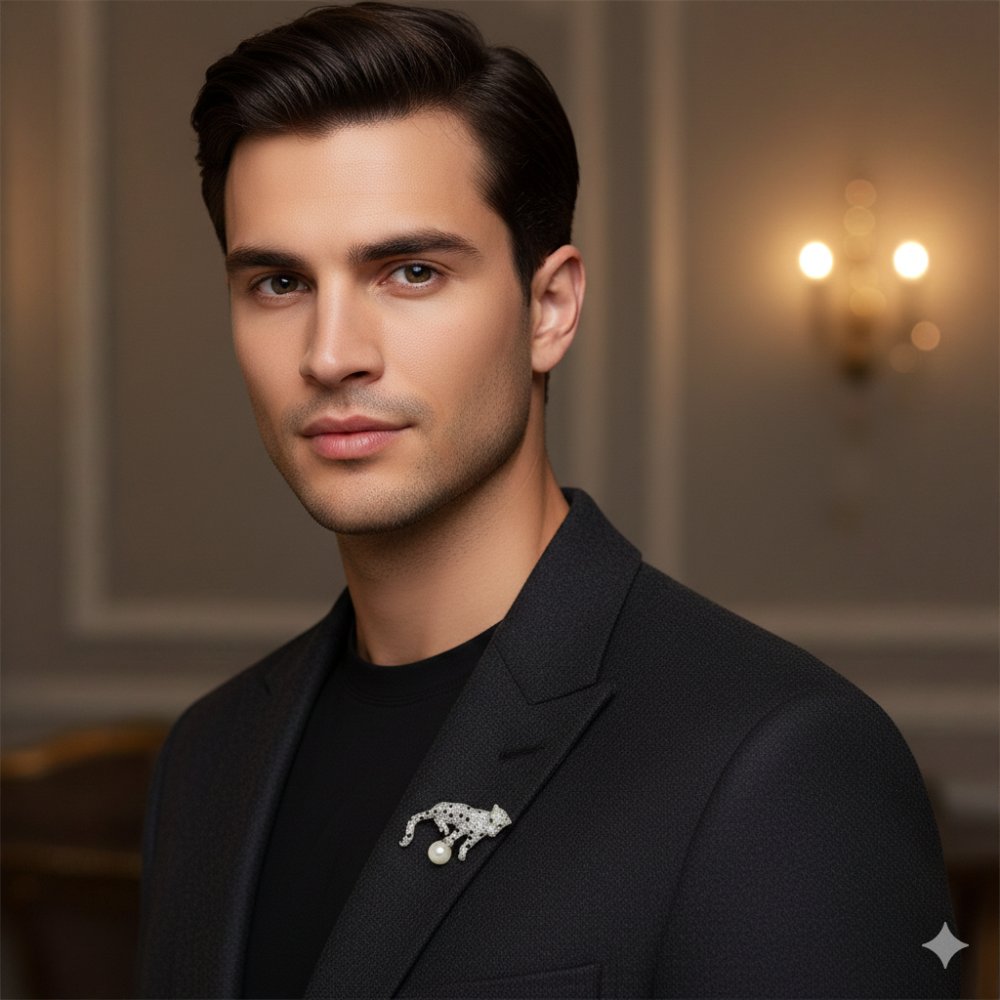 The Midnight Prowler Brooch