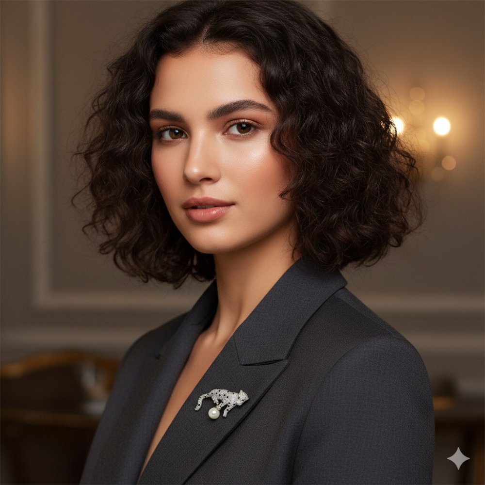 The Midnight Prowler Brooch