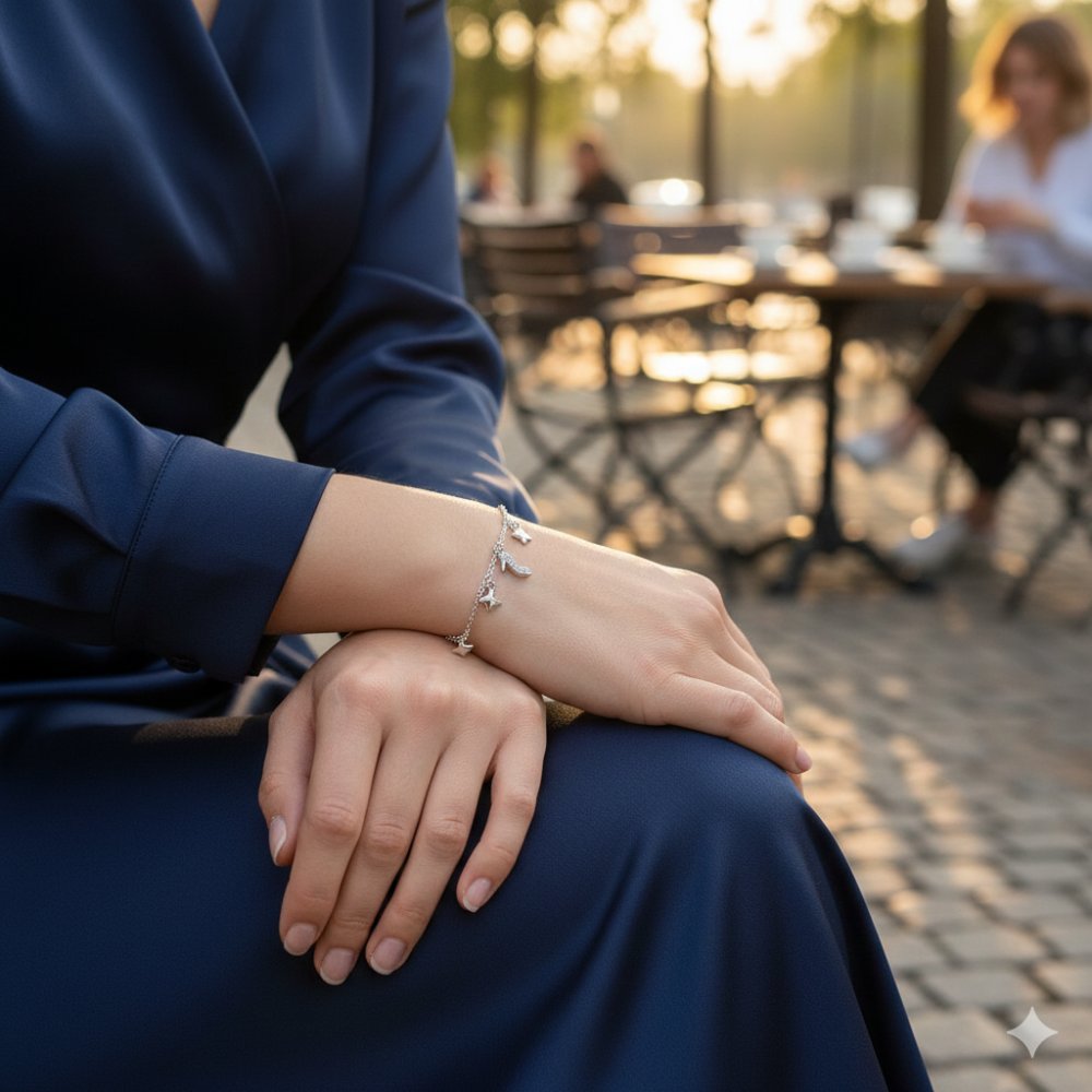 The Midnight Gala Charm Bracelet