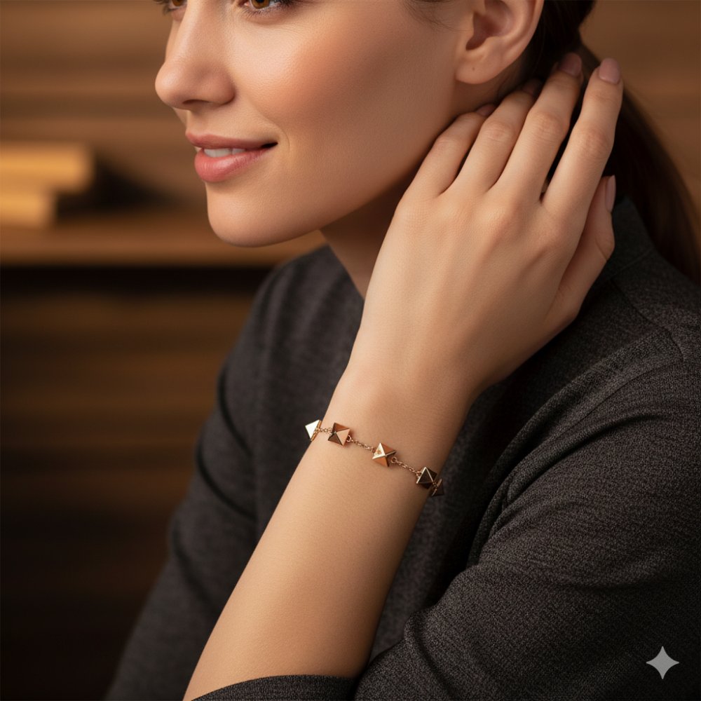 The Apex Rose Gold Bracelet