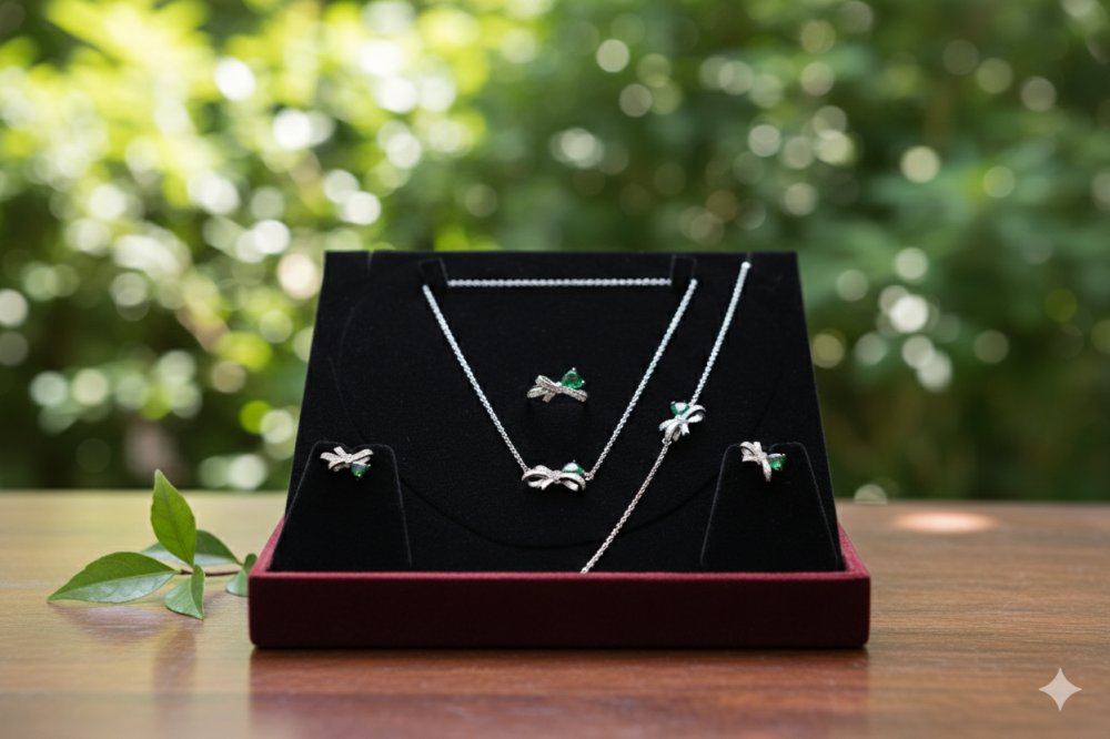 The Emerald Bow Petite