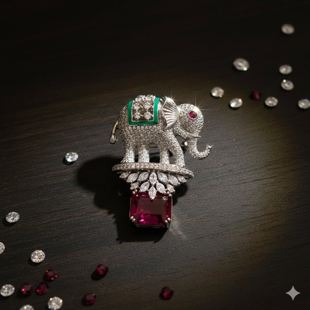 The Royal Gajah Brooch