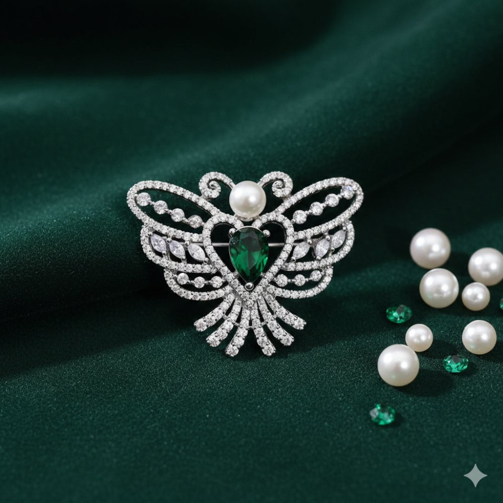 The Verdant Monarch Pin
