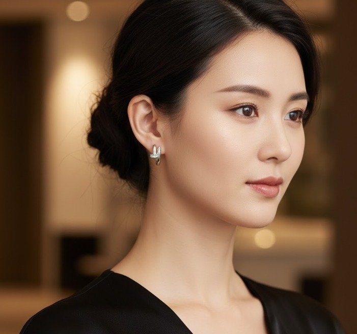 The Sterling Nail Hoops