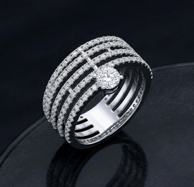The Zenith Multi-Strand Ring