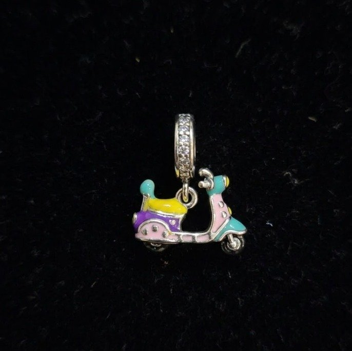 Vibrant Voyage Scooter Charm