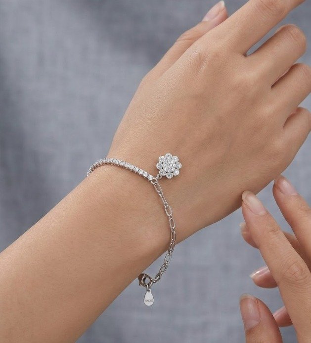 Bloom & Chain Hybrid Bracelet