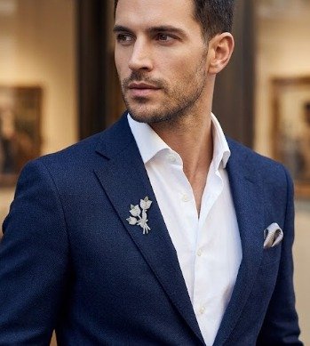 The Silver Bouquet Brooch