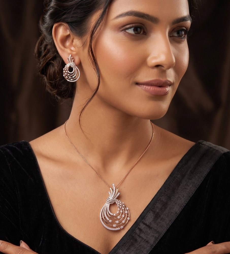 The Moissanite Lariat Hoops