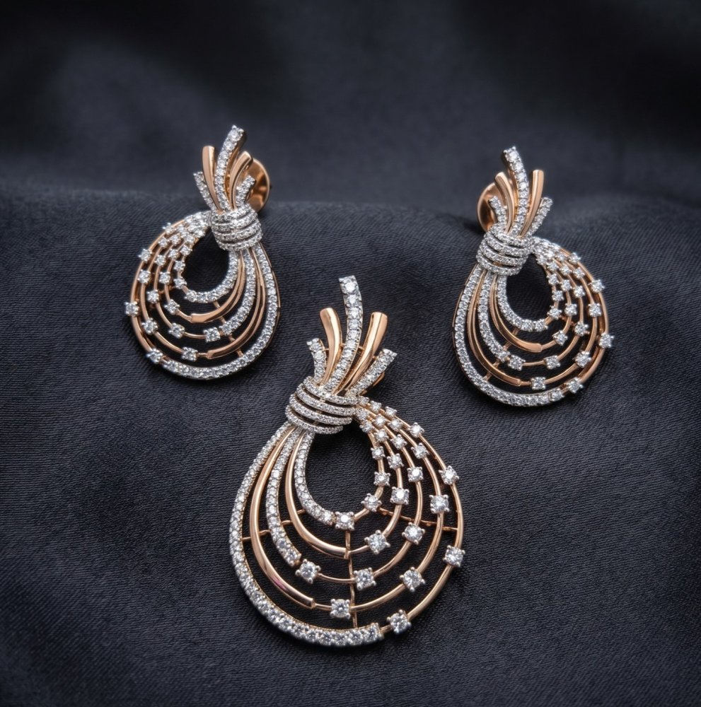 The Moissanite Lariat Hoops