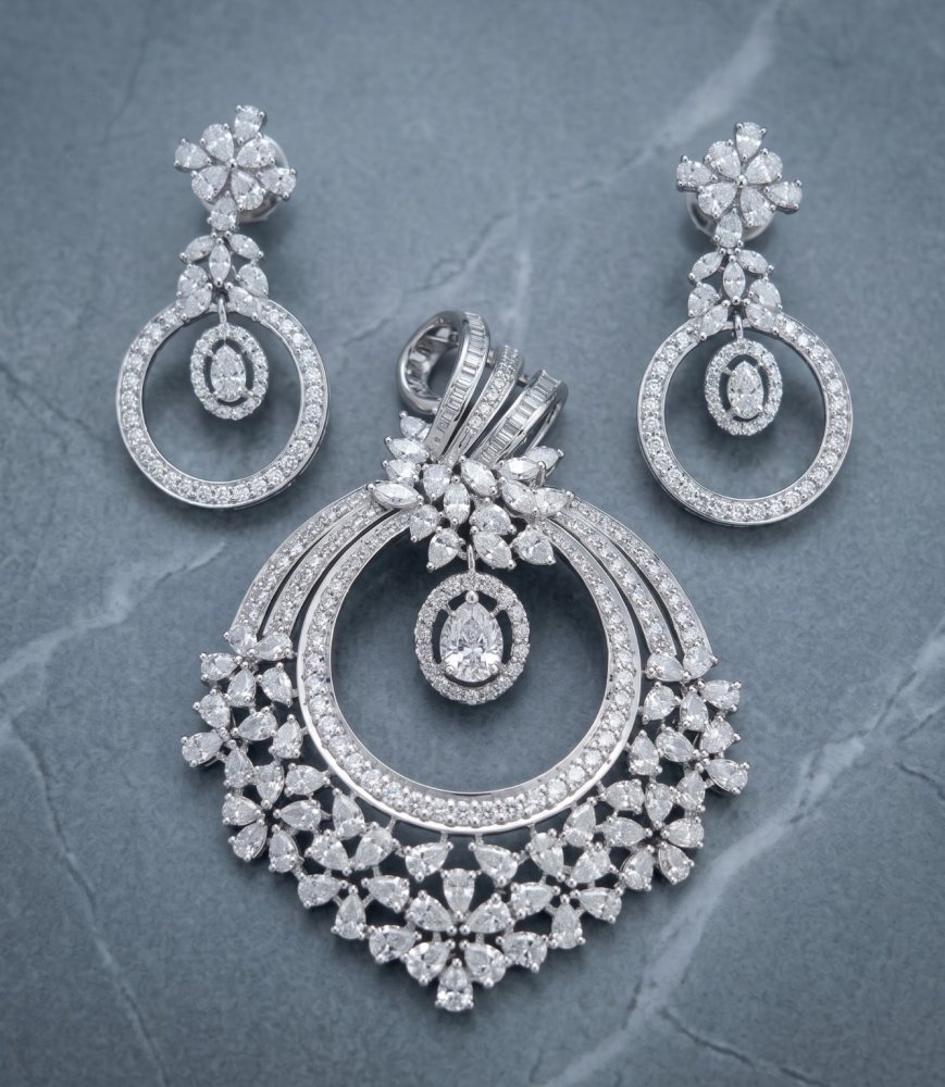 The Heirloom Marquise-Cluster Set