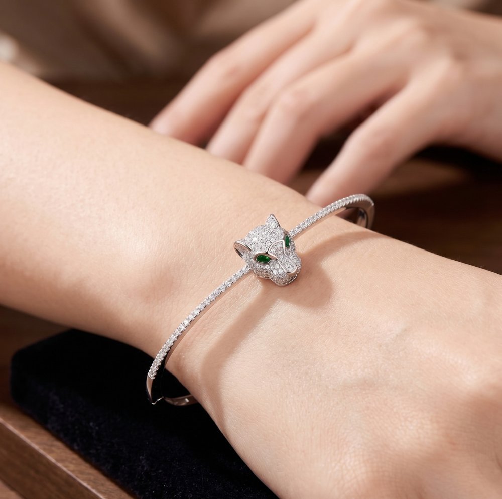 The Silver Panther Sleek Kada