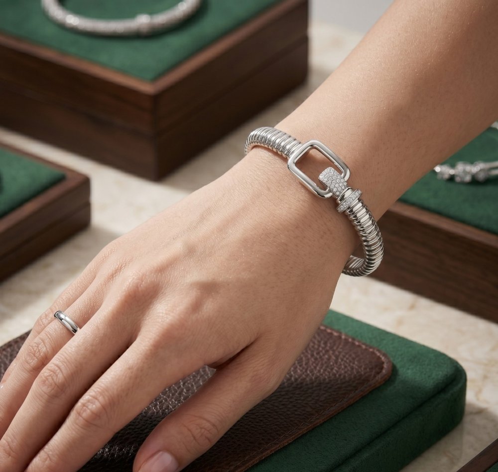 The Silver Buckle Kada