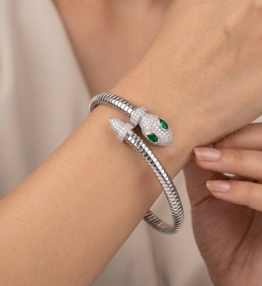Emerald Serpent Kada