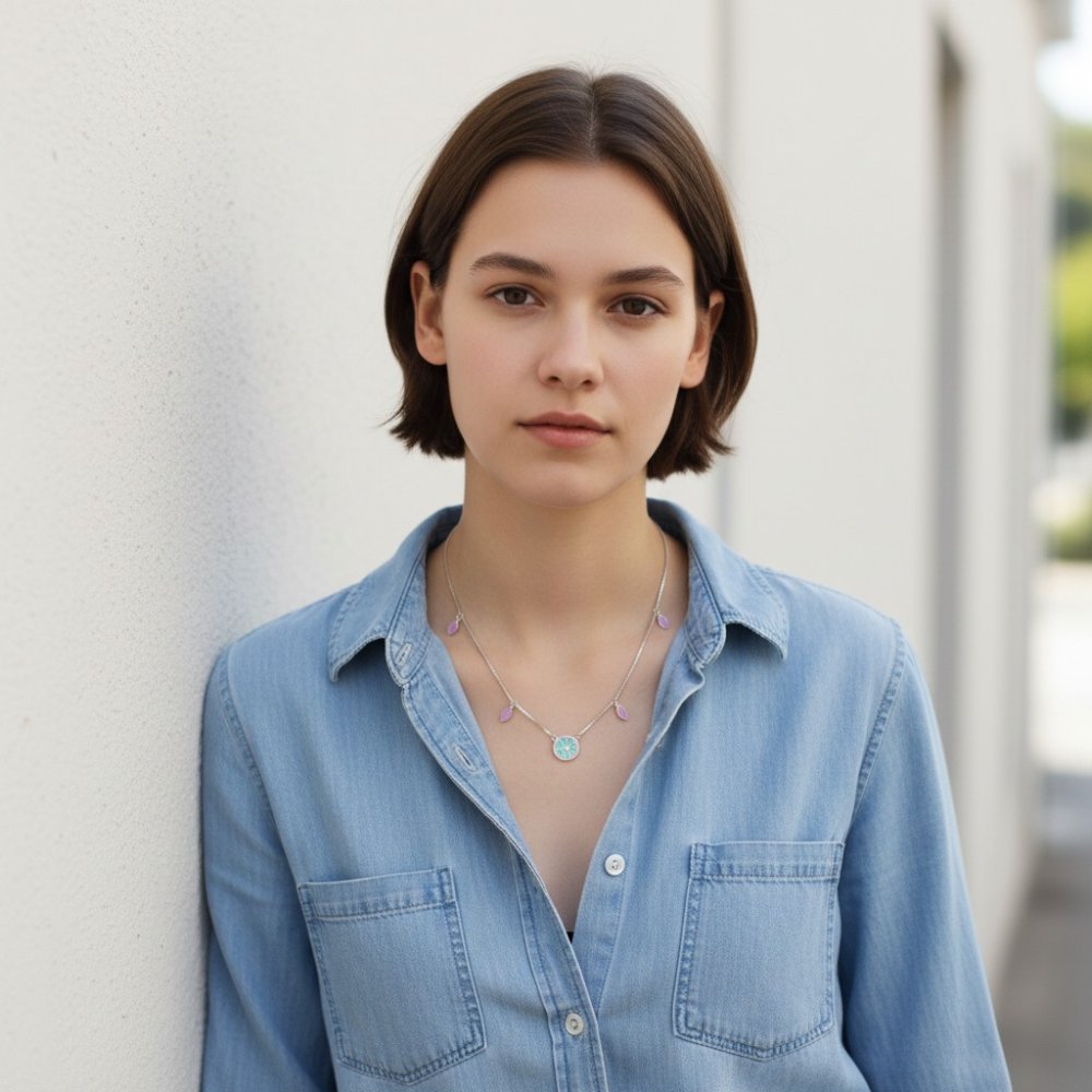 Pastel Flora Necklace