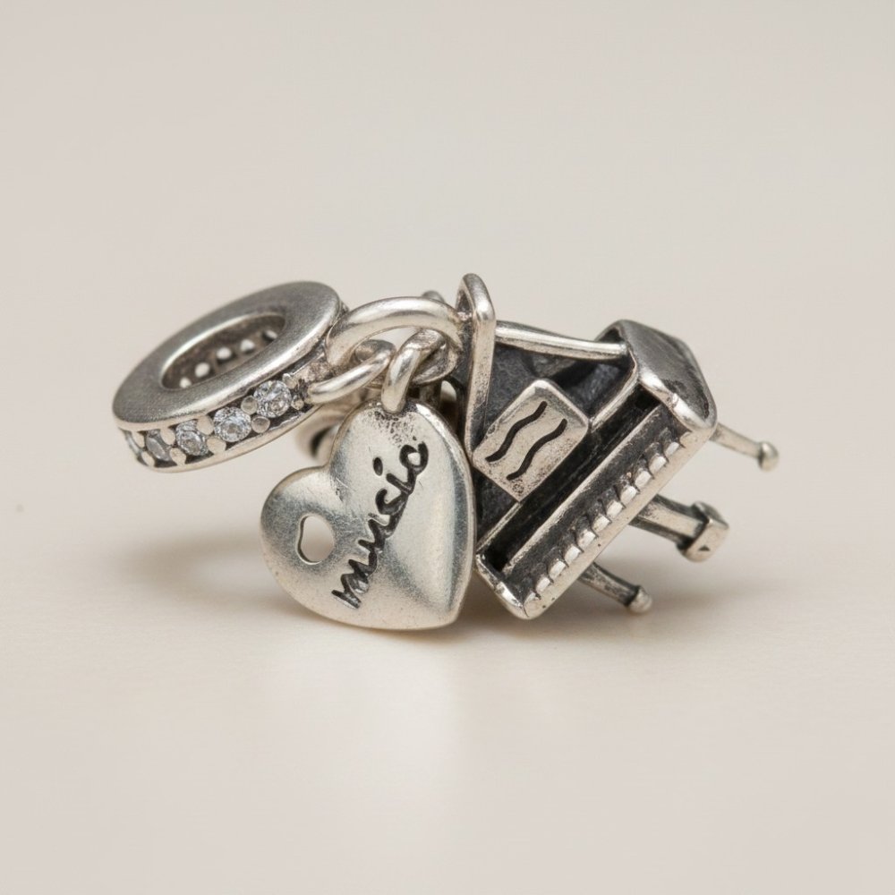 Melody Heart Charm