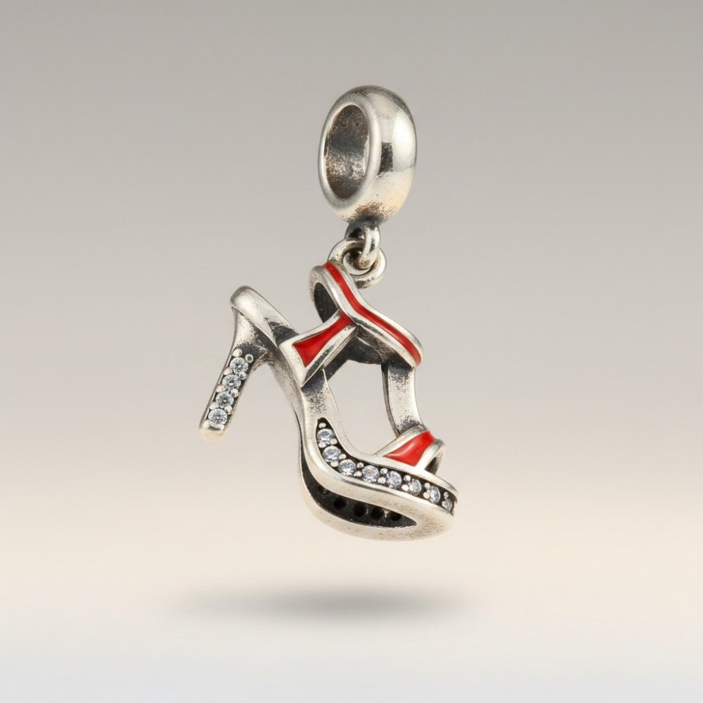 Scarlet Stiletto Charm