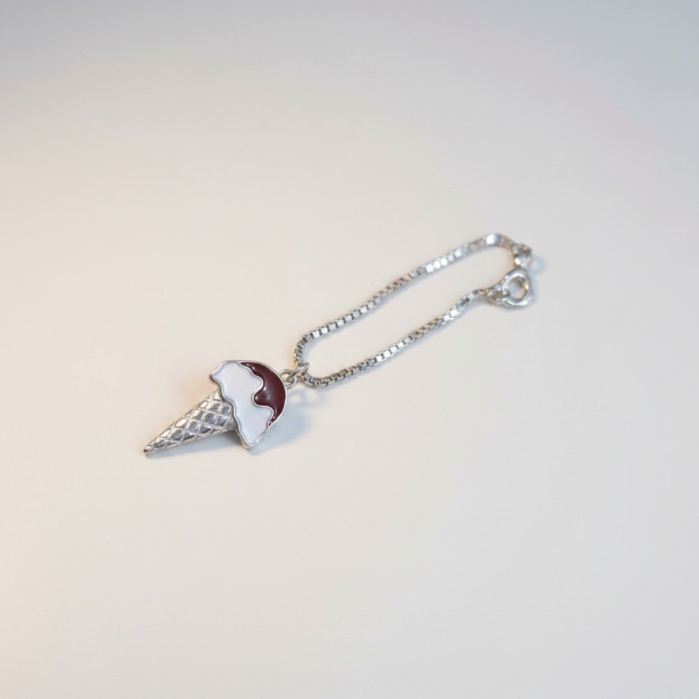 Ice Cream Cone Watch Charm