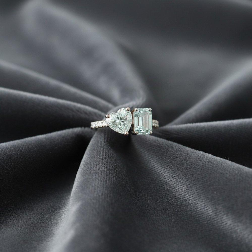Toi et Moi Mint Ring
