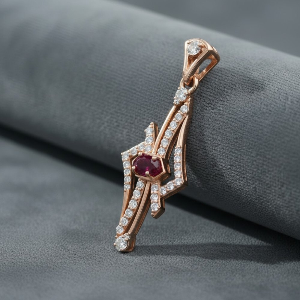 Ruby Flare Pendant