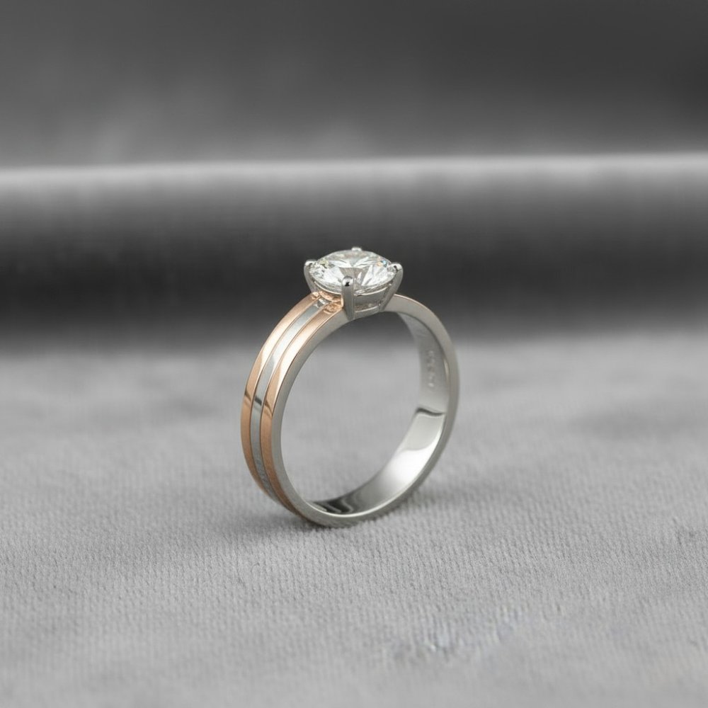 Aura Tri-Tone Ring