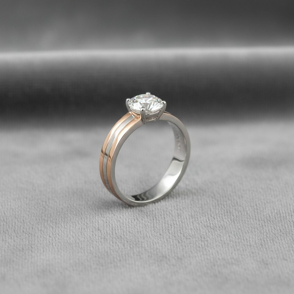 Aura Tri-Tone Ring