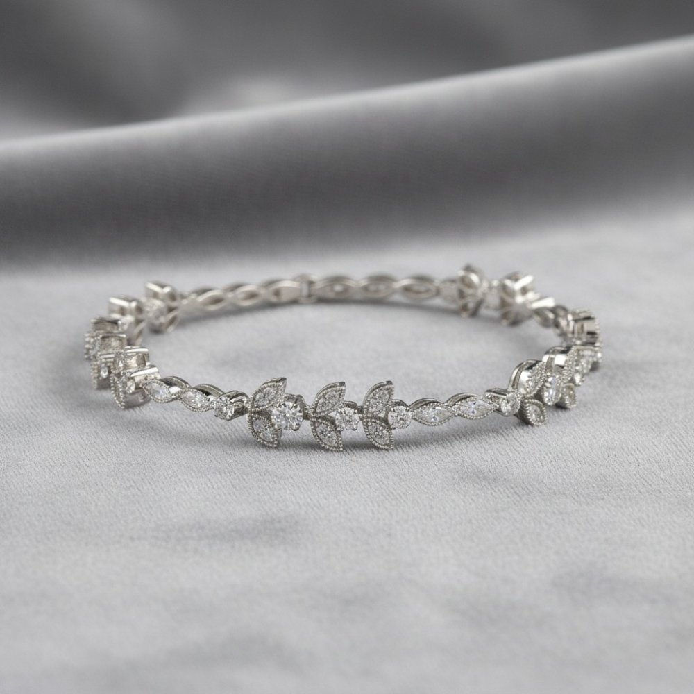 Silver Vine Bracelet
