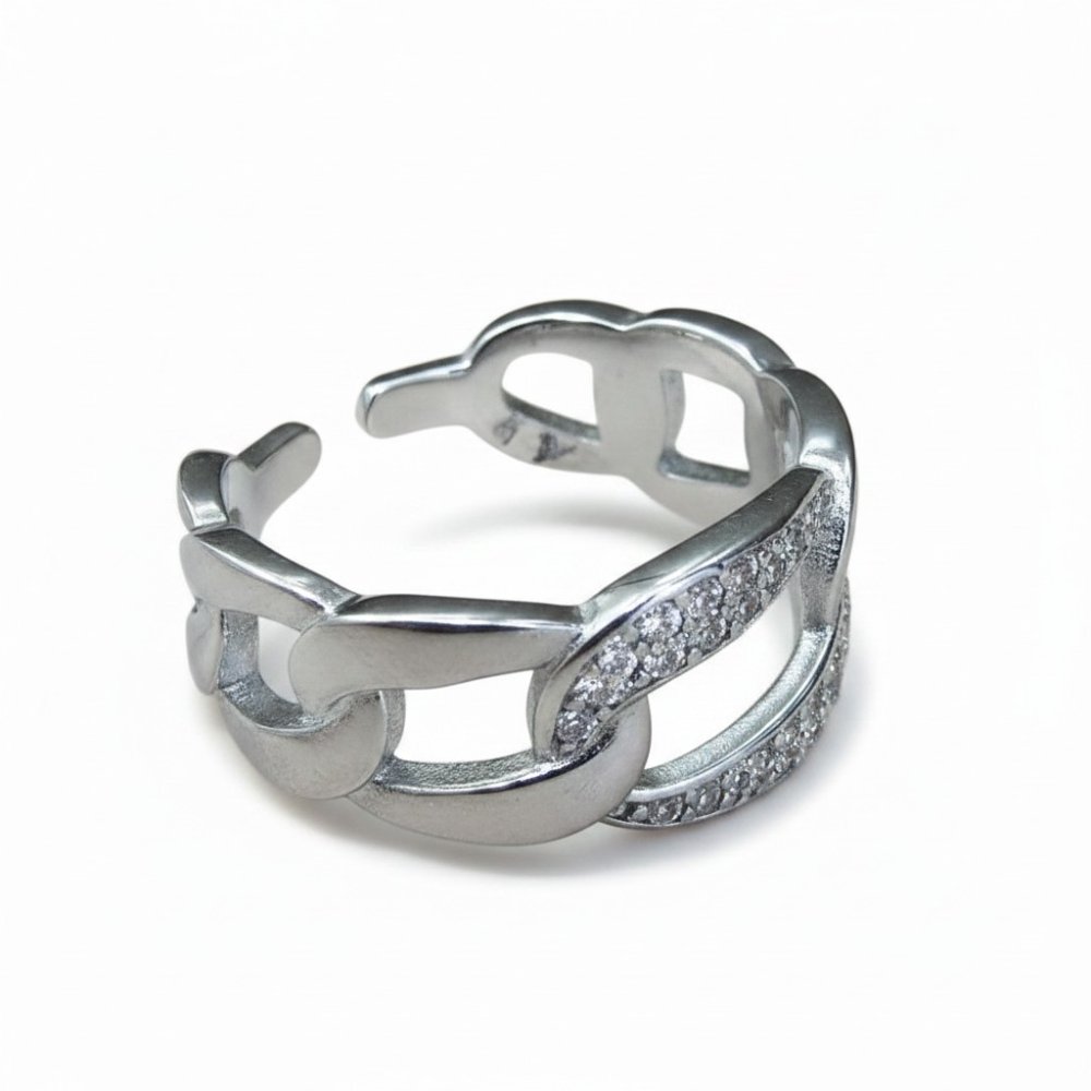 Cuban Glitz Ring