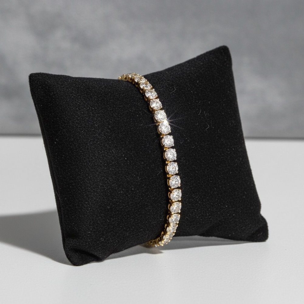 Gold Tennis Bracelet