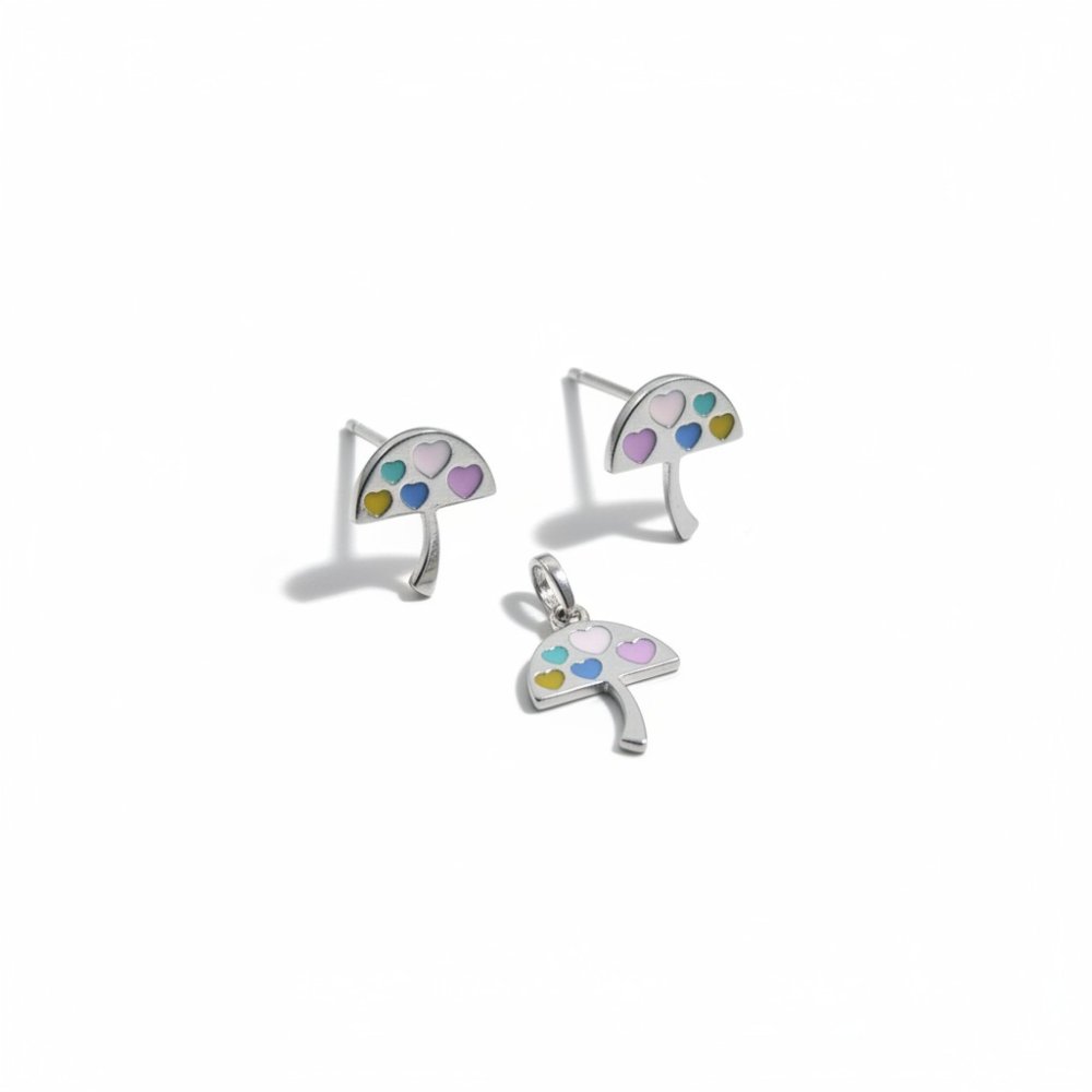 Rainy Hearts Charm