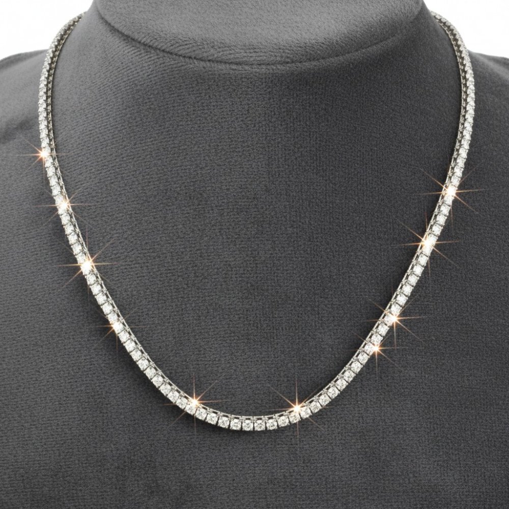 Sterling Silver Tennis Chain