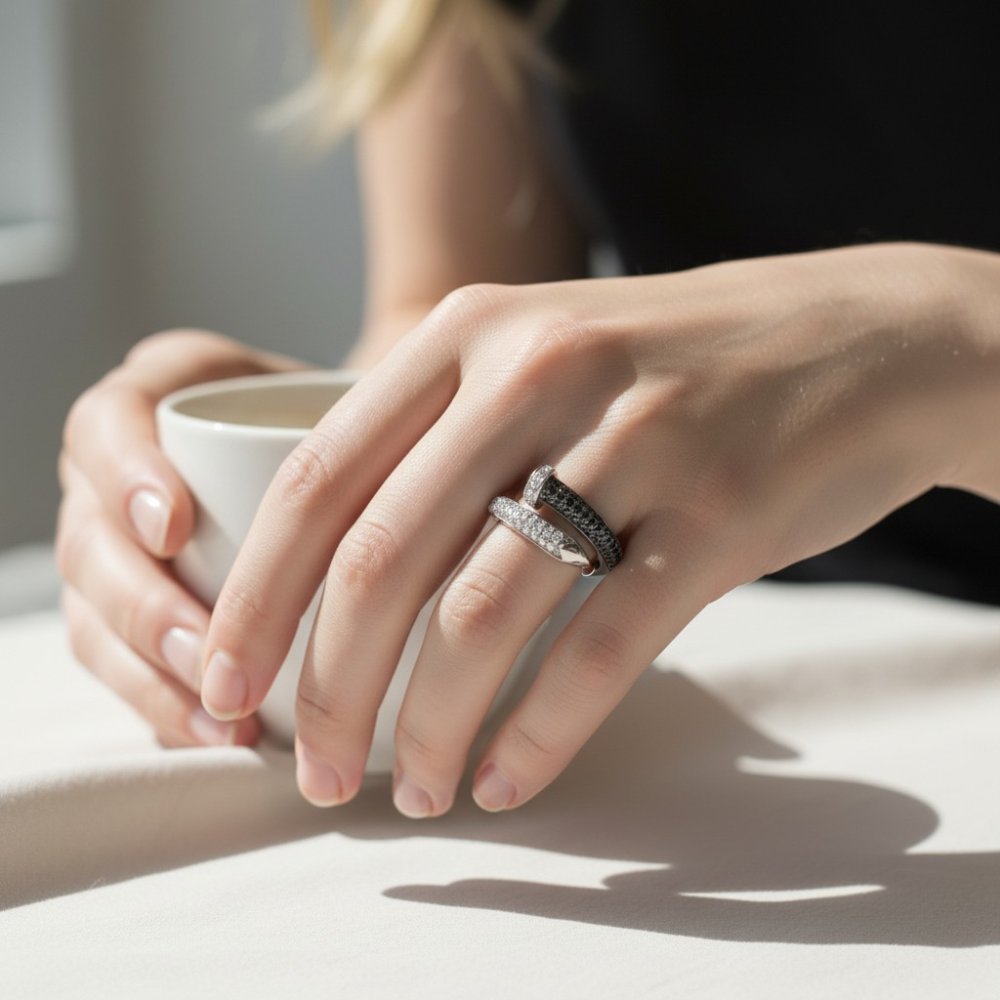 Dual-Tone Nail Ring