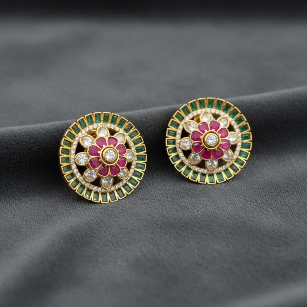 Floral Mandala Studs