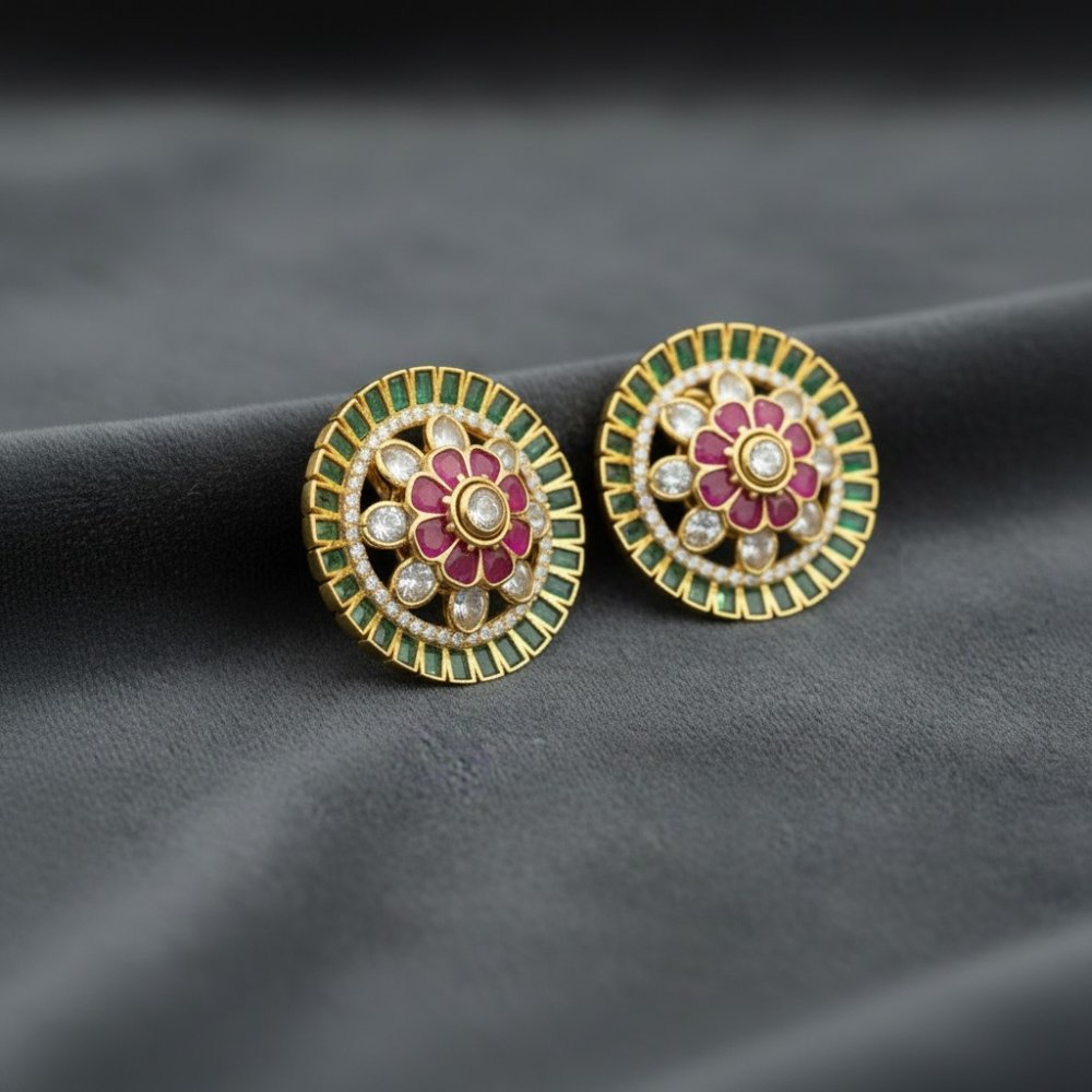 Floral Mandala Studs