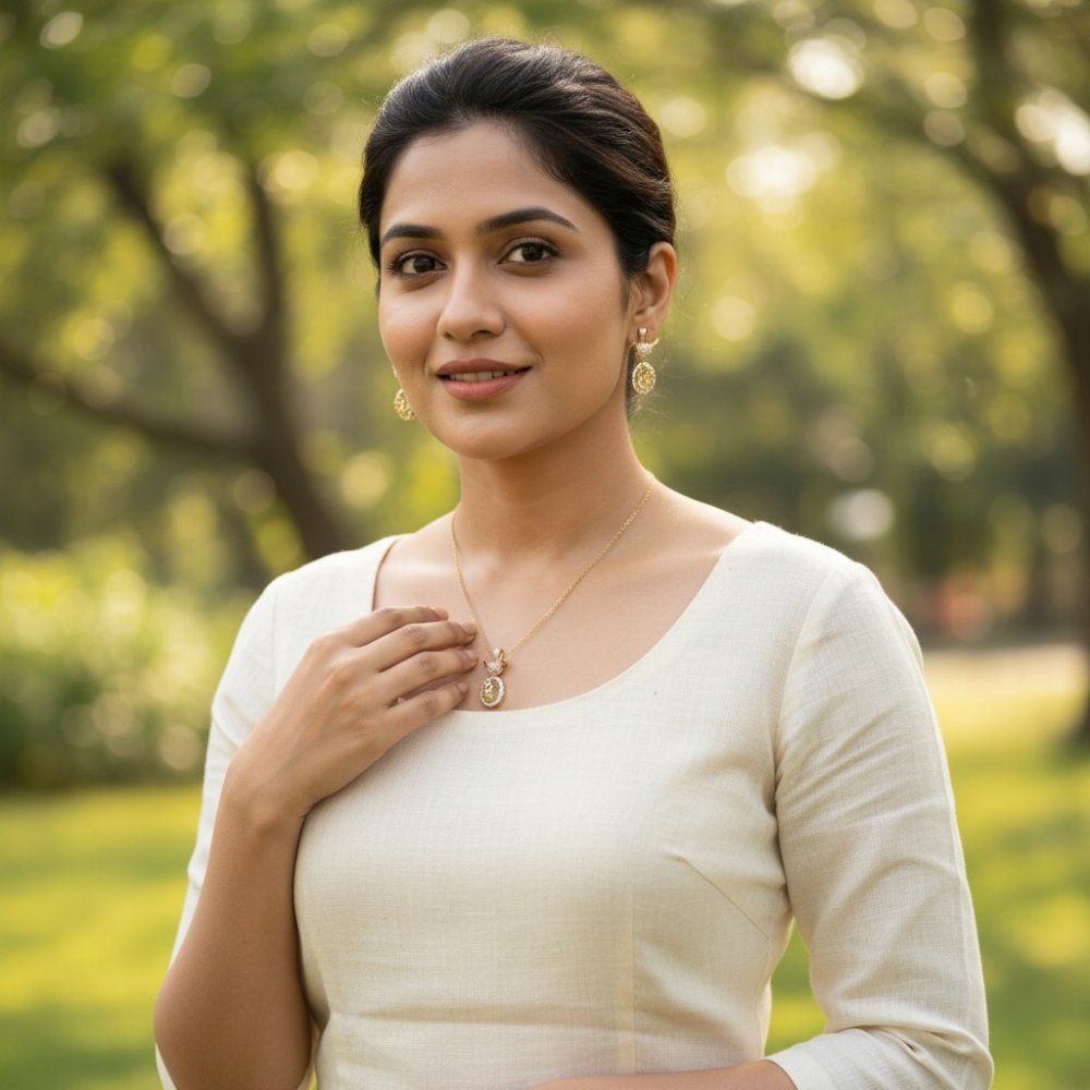 Mayura Leaf & Bird Silver Set