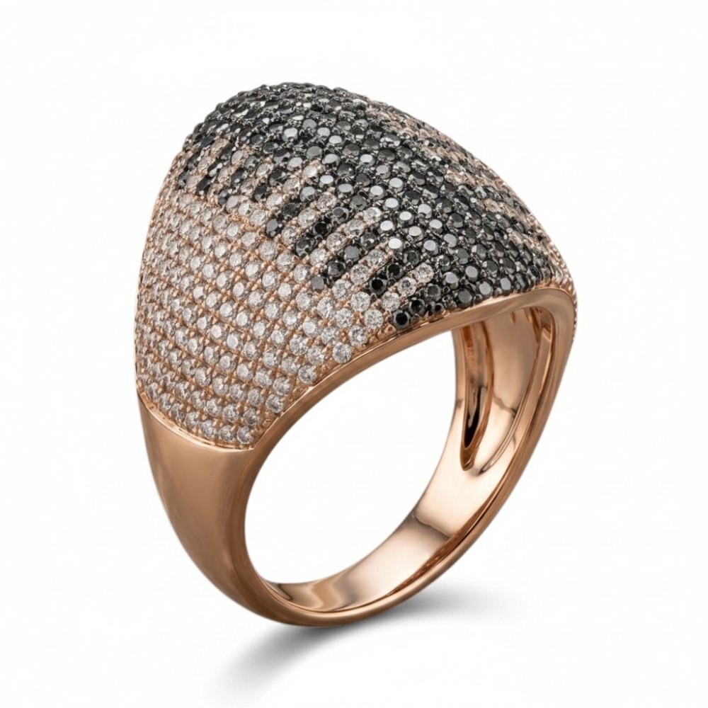 The Ombré Shield Ring