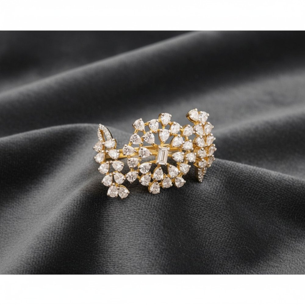 The Aura Floral Statement Ring