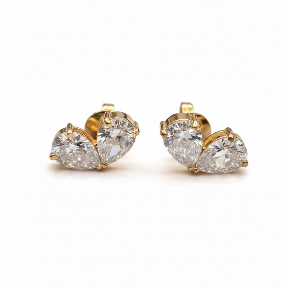 Dual Pear Wing Studs