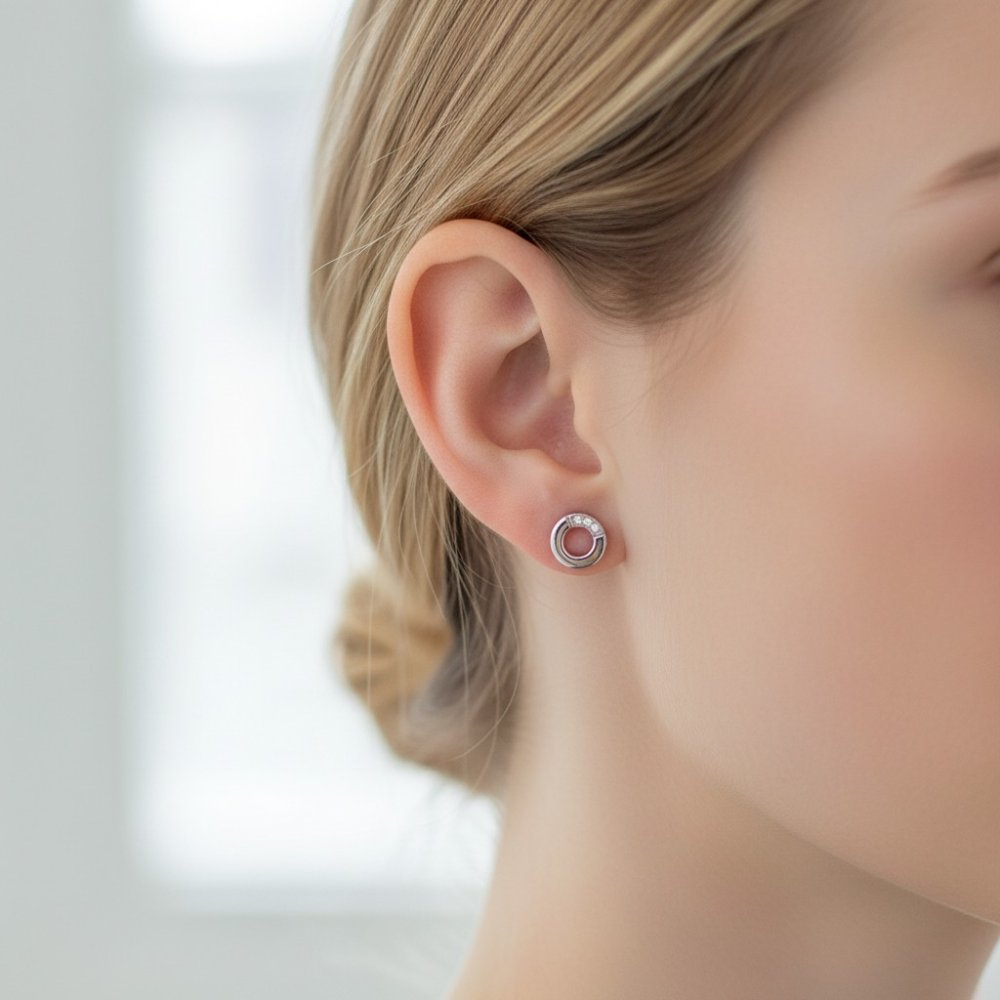 Aura Circle Studs