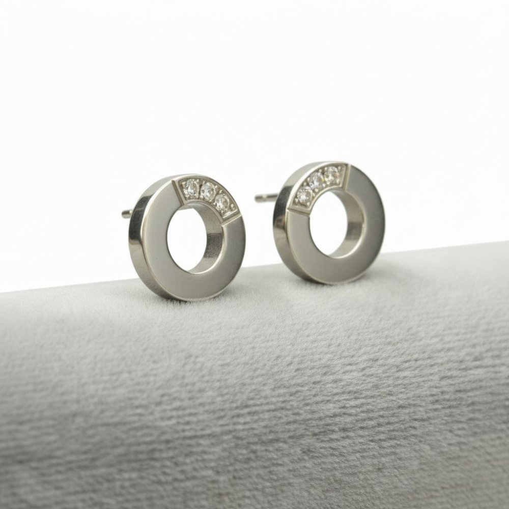 Aura Circle Studs