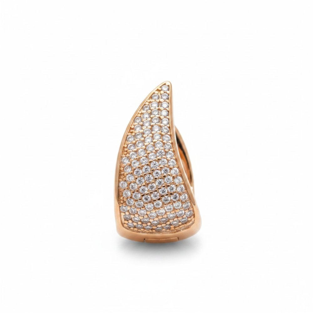 Aurelia Curved Pavé Studs