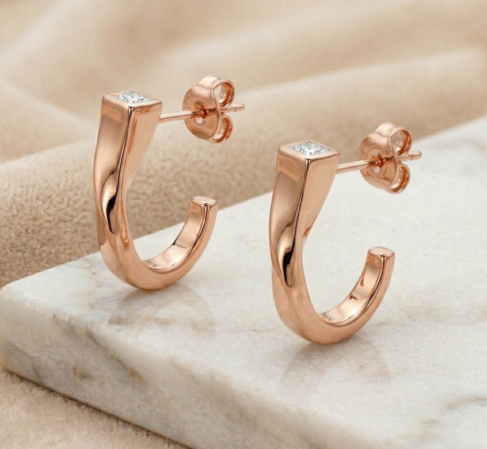 Twisted Helix Studs