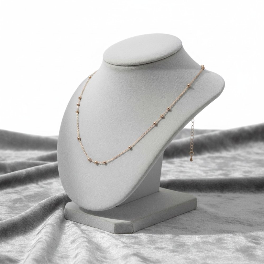 Aura Beaded Chain Necklace