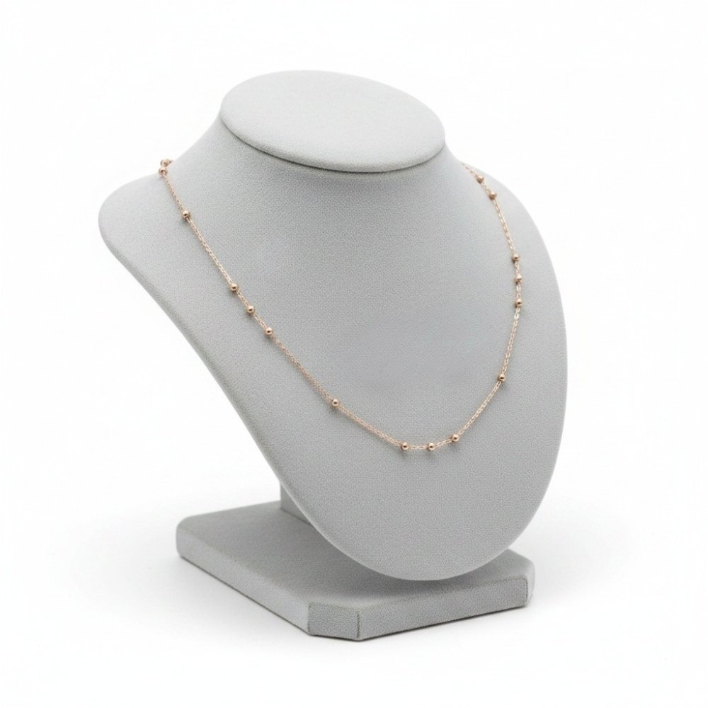Aura Beaded Chain Necklace