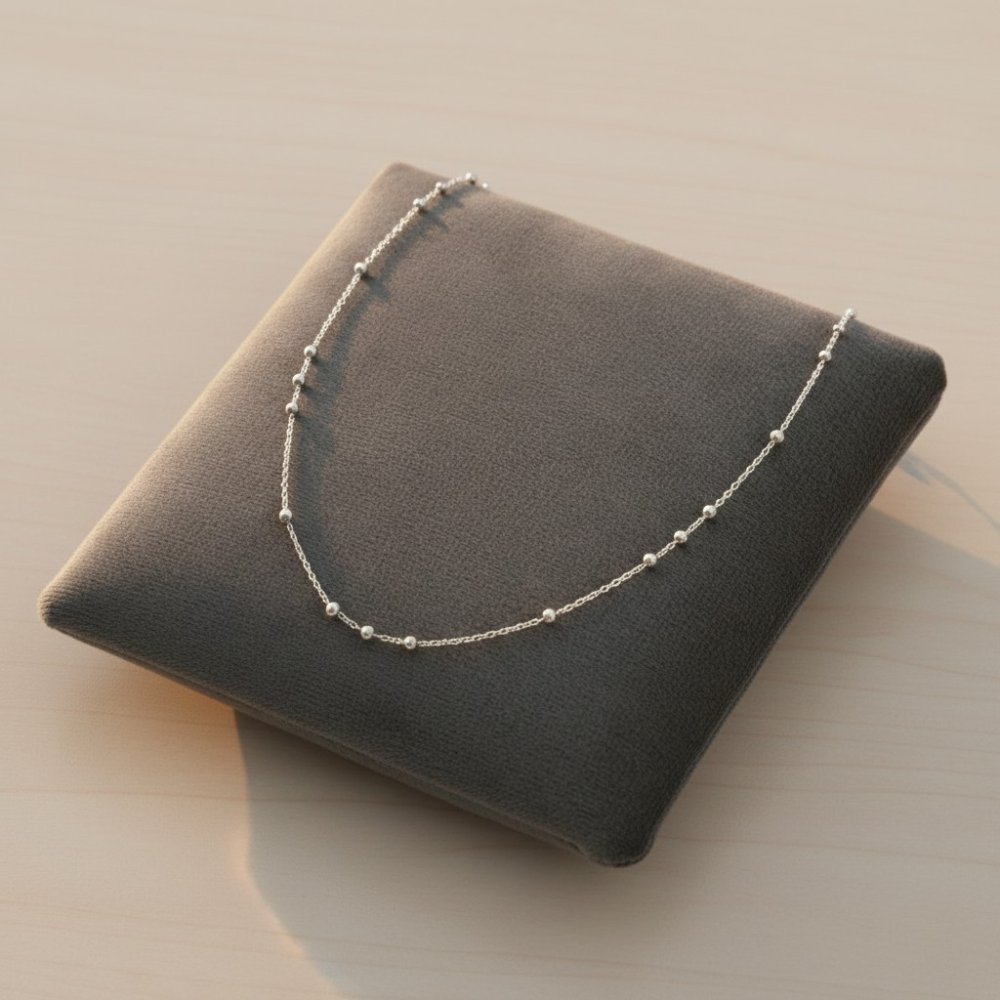 Aura Beaded Chain Necklace