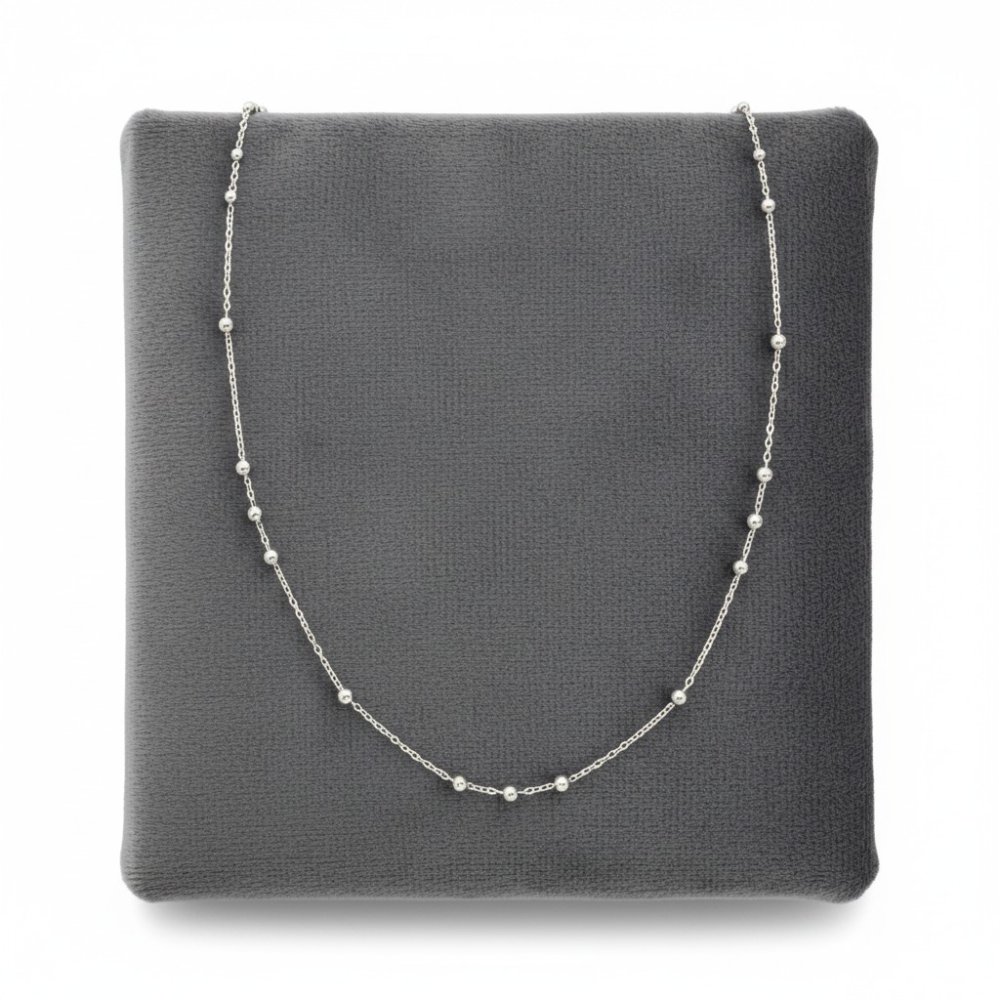 Aura Beaded Chain Necklace